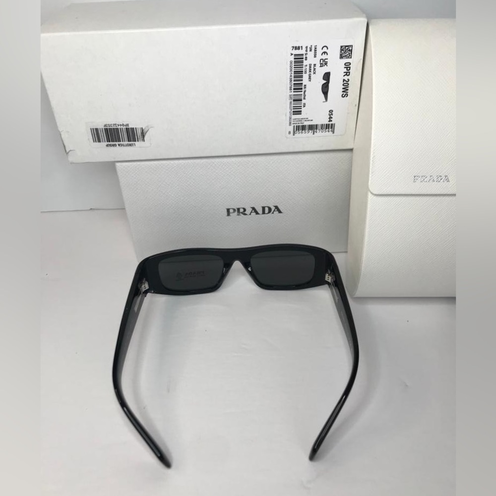 Authentic PRADA PR 20WS Black/dark Grey (1AB-5S0 - Picture 6 of 13